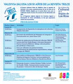 Programa Semana TRILCE