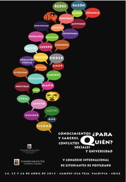 V Congreso de Estudiantes de Postgrado “Conocimientos y Saberes, ¿Para Quién? Conflictos Sociales y Universidad”