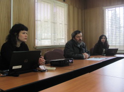 A la izquierda la Dra. Natalia Soazo