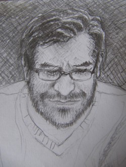 Ratrato de Matías Uribe por Sabine Bickmann (profesora y artista)